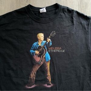 2006 Melissa Etheridge Summer Tour XL Black Concert Tour T Shirt Places